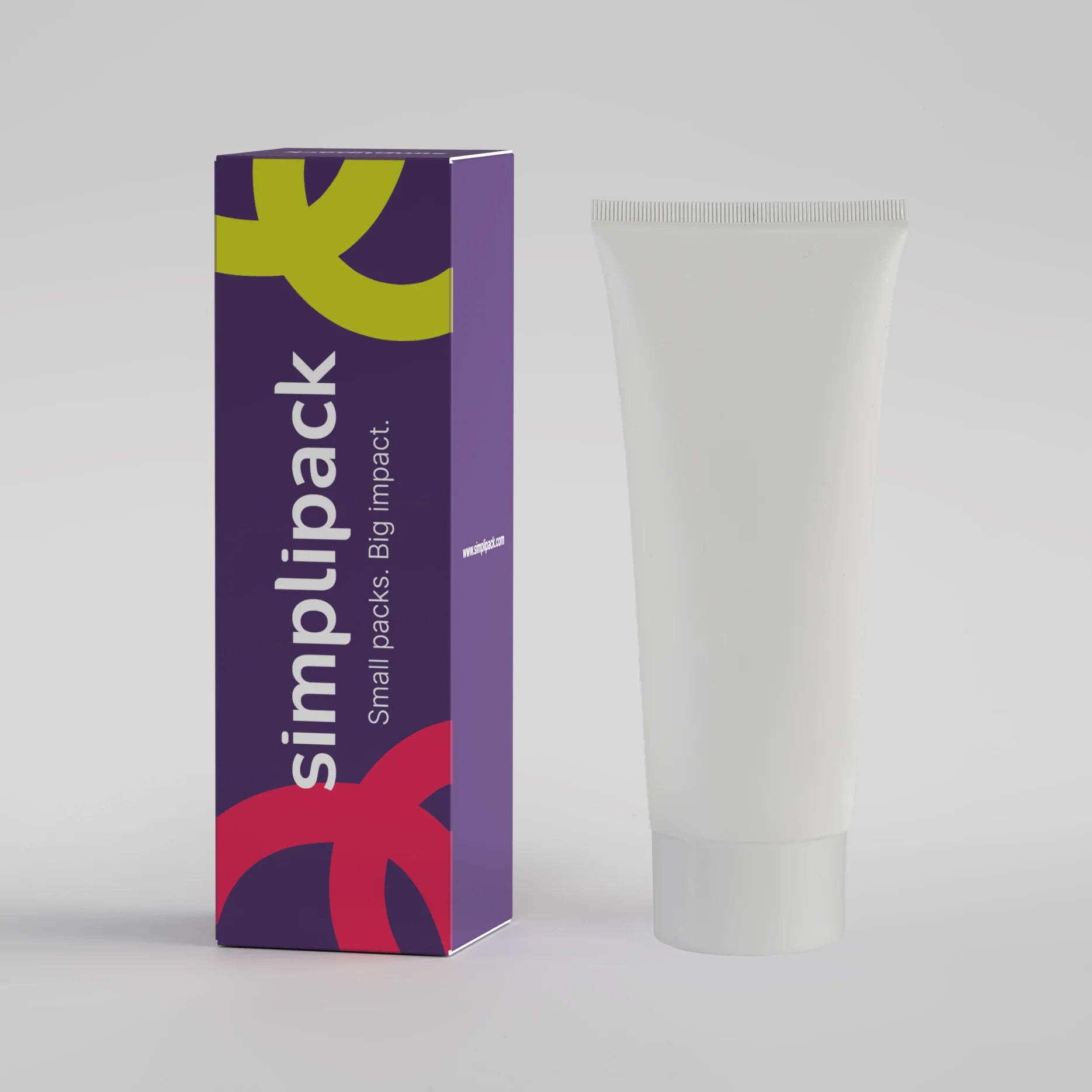 Tubo bianco opaco 100 ml Ø 40 mm
