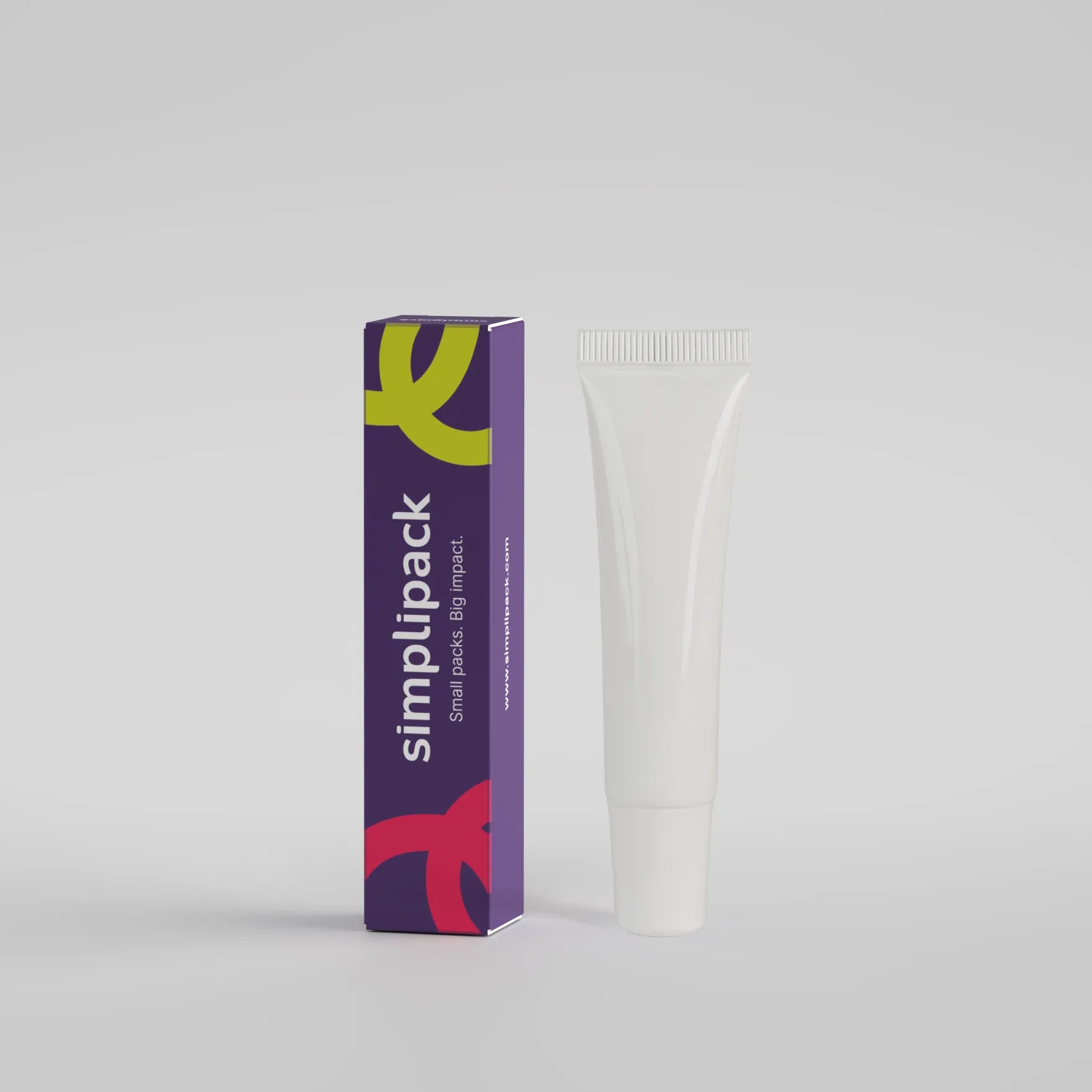 Tubo labiale bianco 15 ml