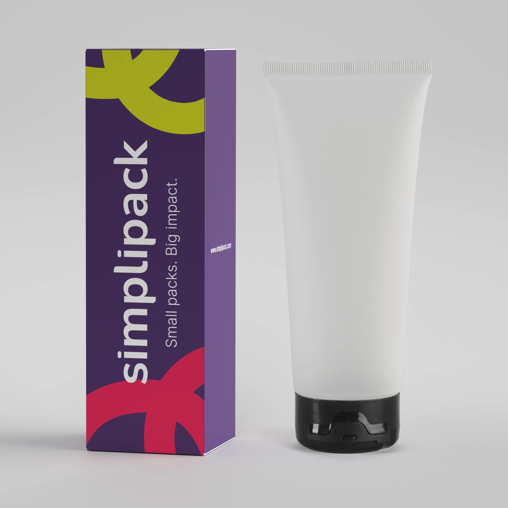 Tubo bianco opaco 200 ml Ø 50 mm