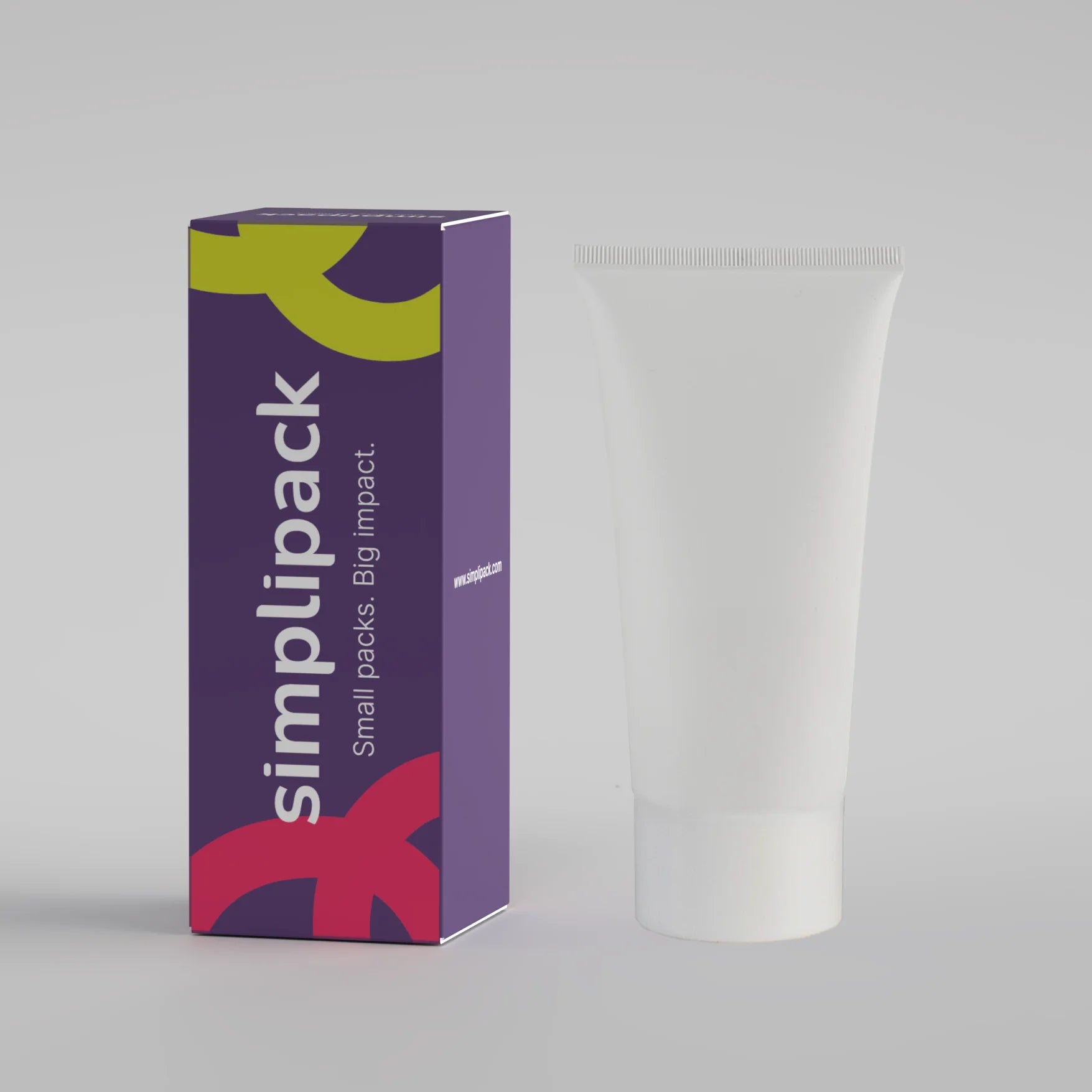 Tubo bianco opaco 50 ml Ø 35 mm